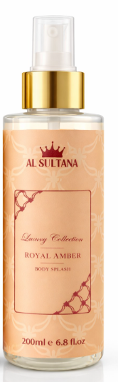 Body Splash Royal Amber Al Sultana 200 ml– Fragrância Árabe