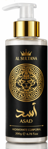 Hidratante Asad Al Sultana 200 ml– Fragrância Árabe