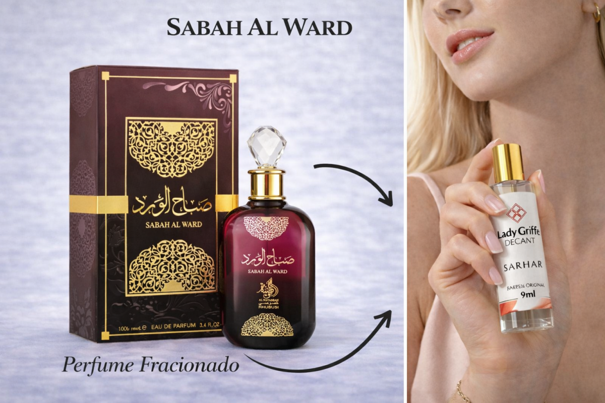 Decant Sabah Al Ward Árabe 9ml Original